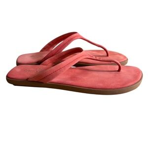 Tommy Bahama Relax Tahini Nubuck‎ Leather Sandals Cherry Size 10 Early 2000s